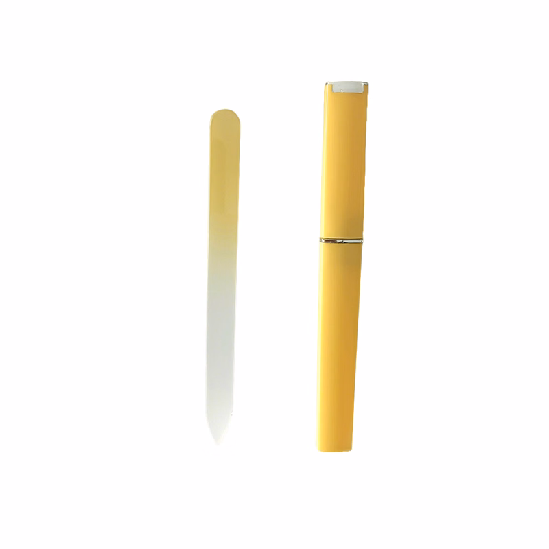 Double Sided Glass Nail File With Protective Case 5.9"