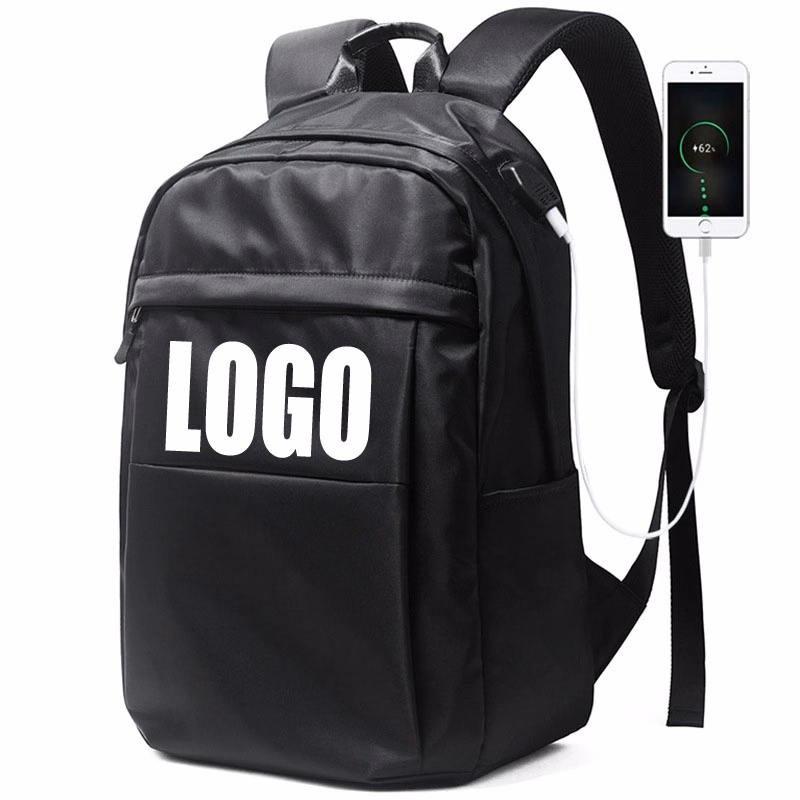 Simple Travel Laptops Backpacks With USB Charging Port