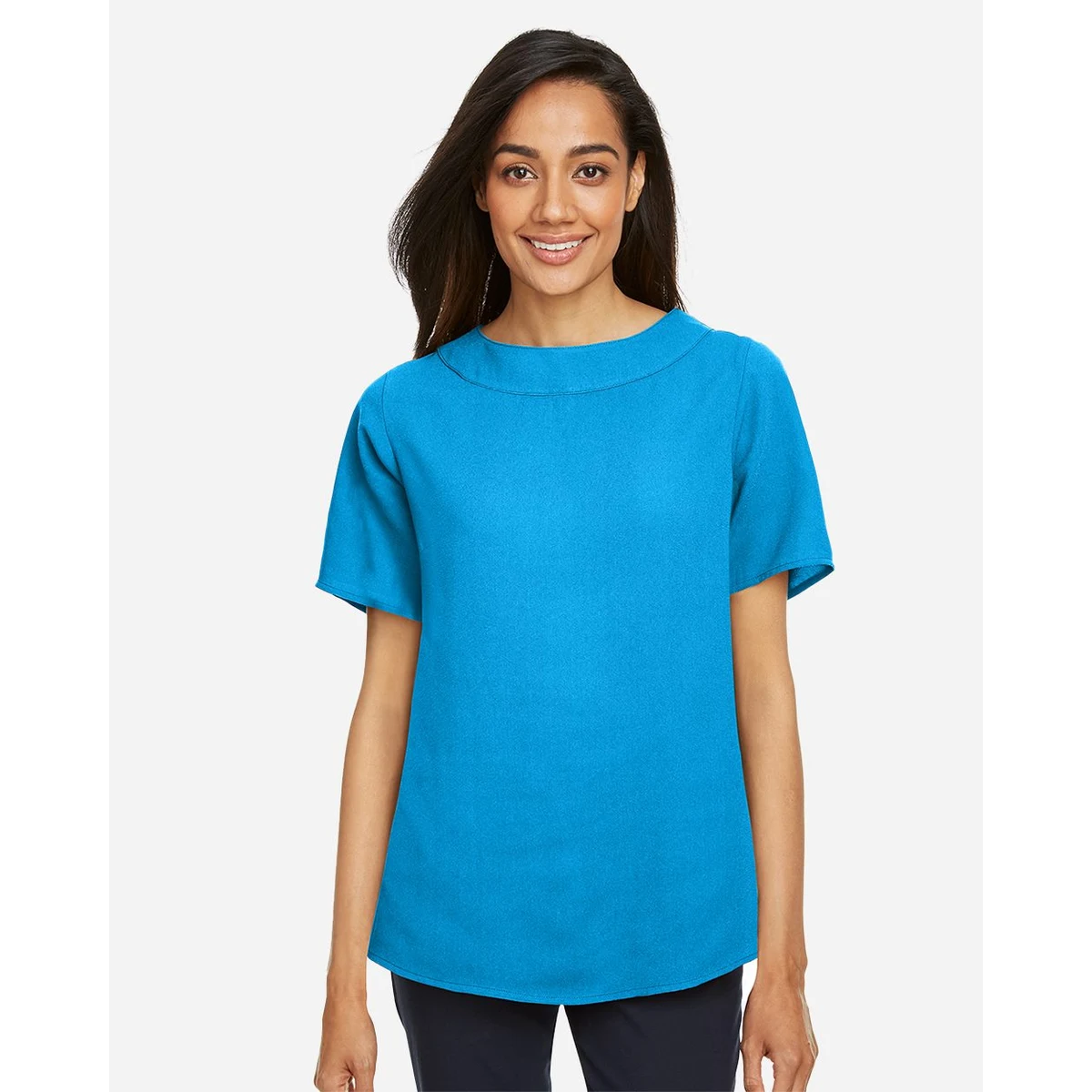 Women's Perfect Fit™ Boat Neck Blouse - DP613W 1