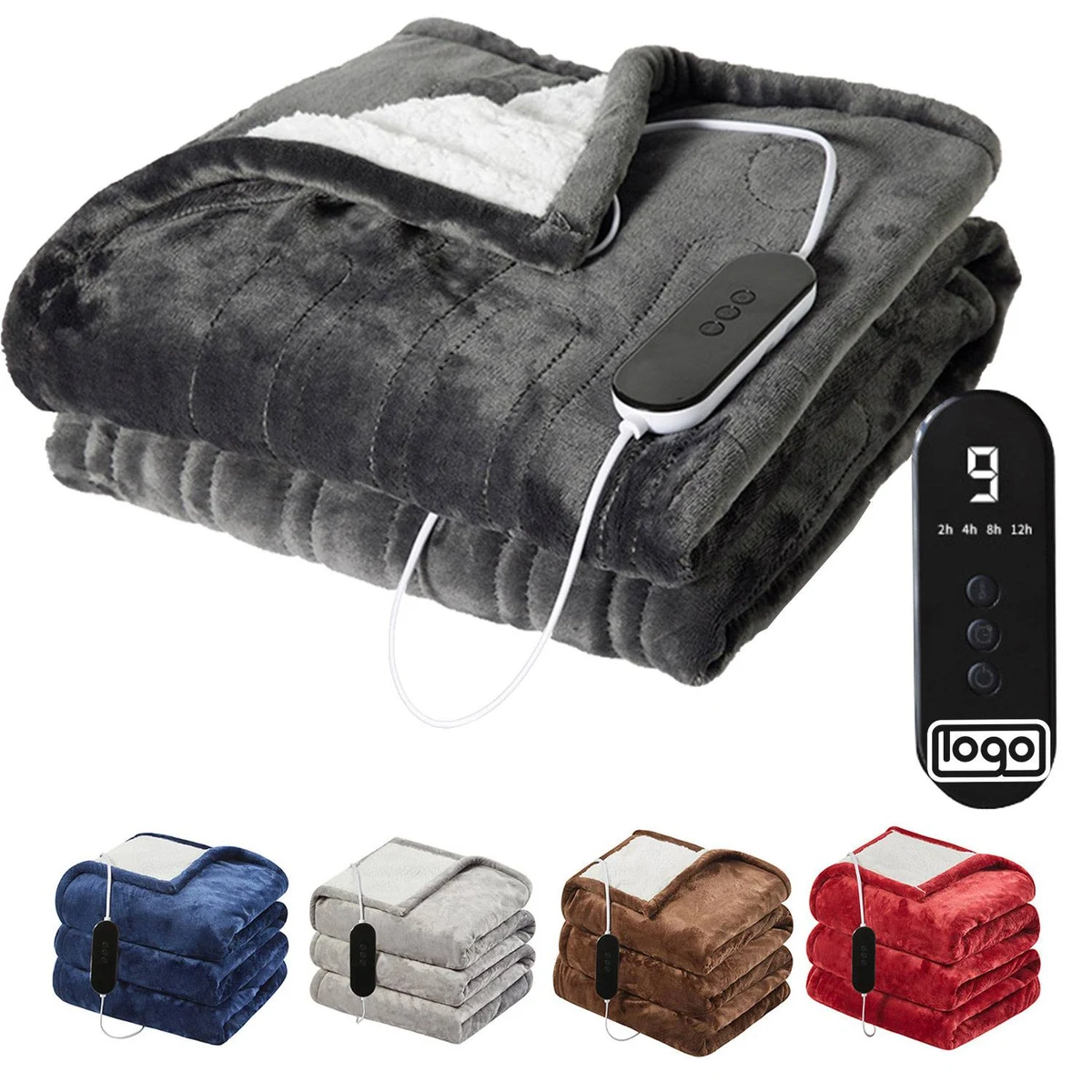 55" x 30" Washable Electric Fast Heat Blanket 1