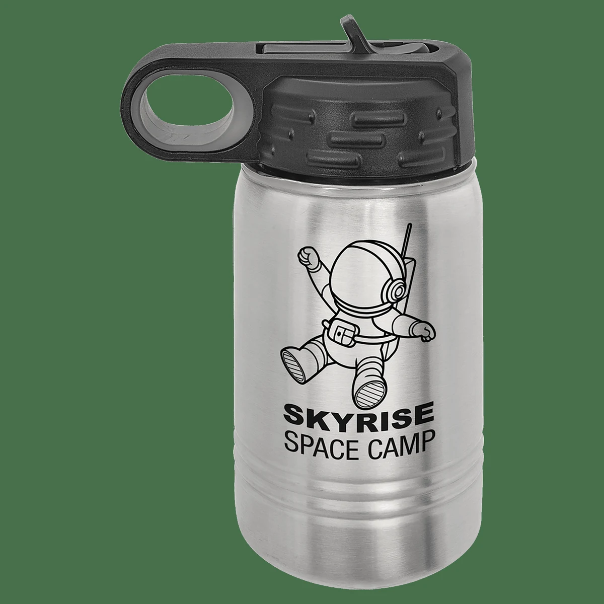 12 oz. Stainless Steel Laser Engraved Polar Camel Water Bottles 1