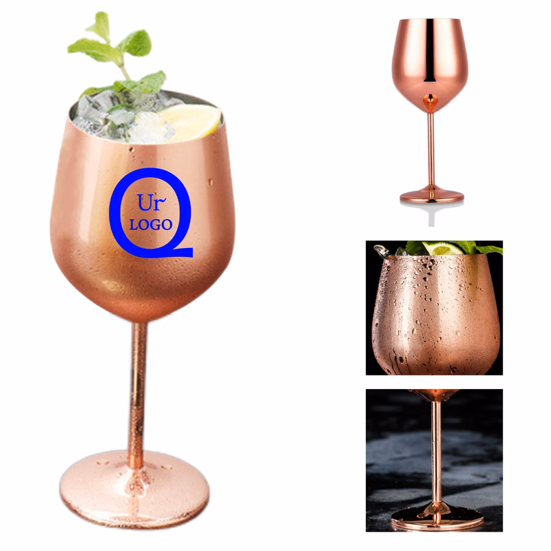 Stainless Steel Goblet Glass