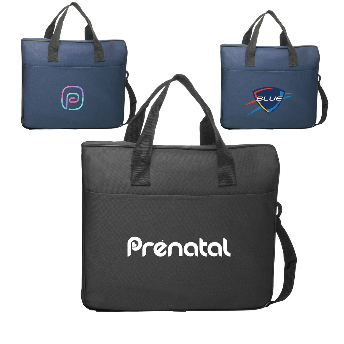 Laptop Bag - Polyester laptop bags w/ Shoulder strap & Zip 1