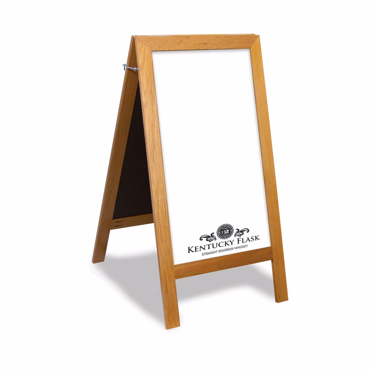 Countertop A-Frame Wet-Erase Board - 12"W x 24"H