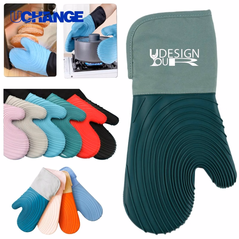 Silicone Oven Mitt Heat Protection for Home Cooking