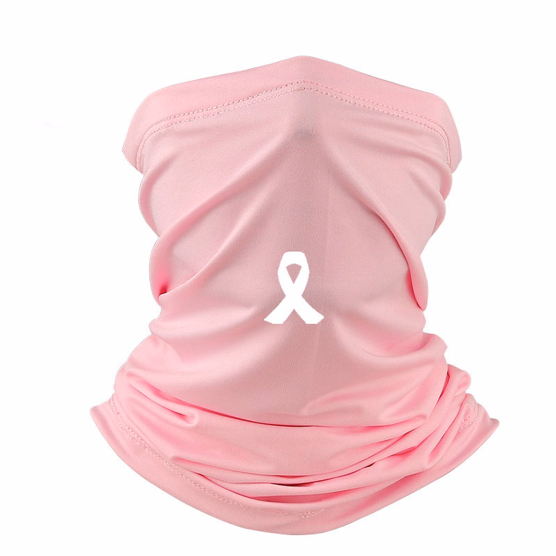 Breast Cancer Awareness Polyester Neck Gaiter
