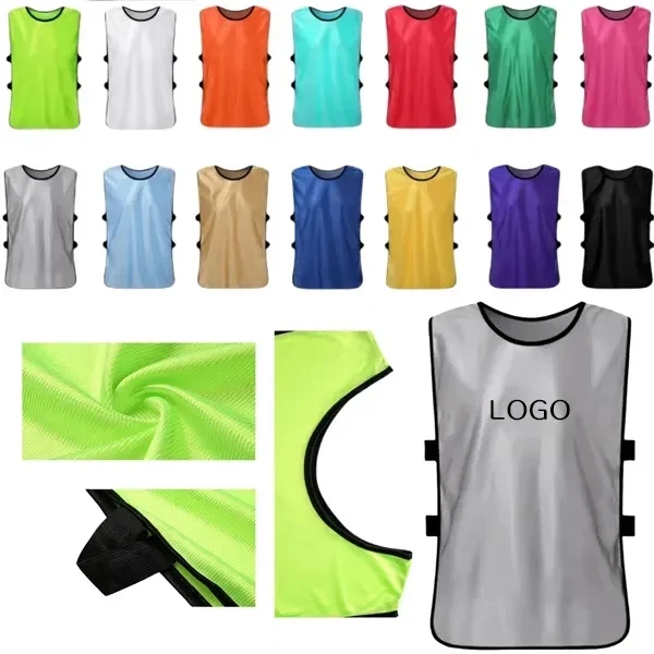 Colorful Mesh Training Vest with Adult and Children Sizes 1