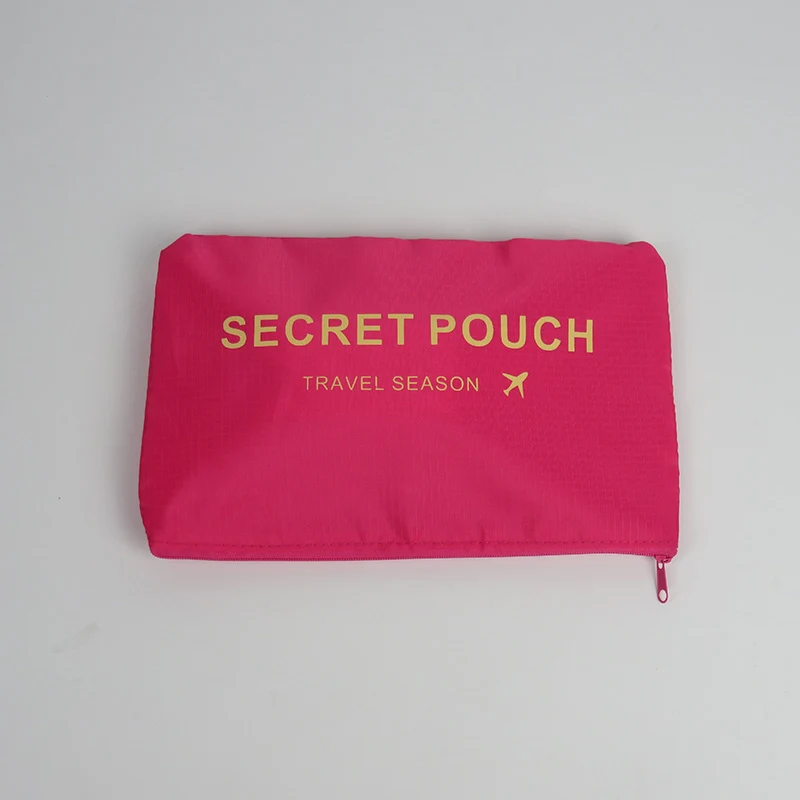 Custom Logo Printed Zipper Cosmetic Bag Makeup Bag 1