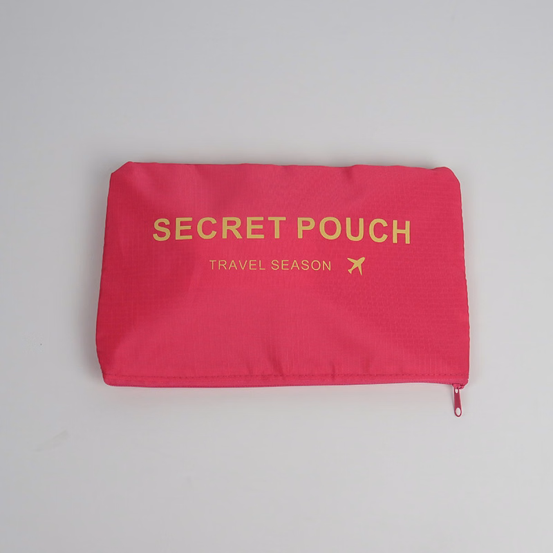 Custom Logo Printed Zipper Cosmetic Bag Makeup Bag