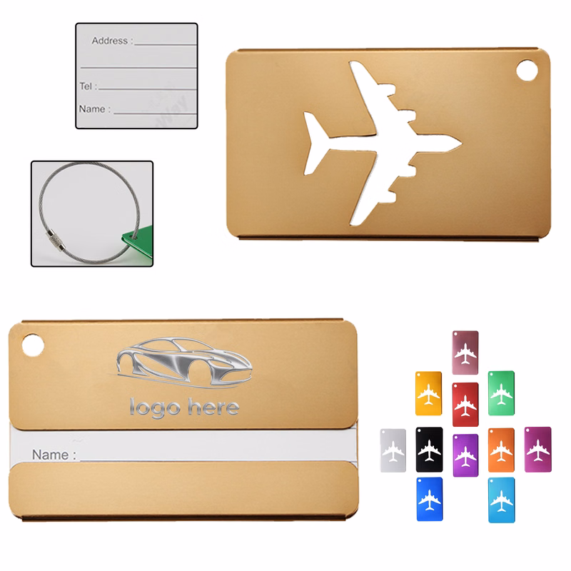 Custom Engraved Metal Baggage Tags
