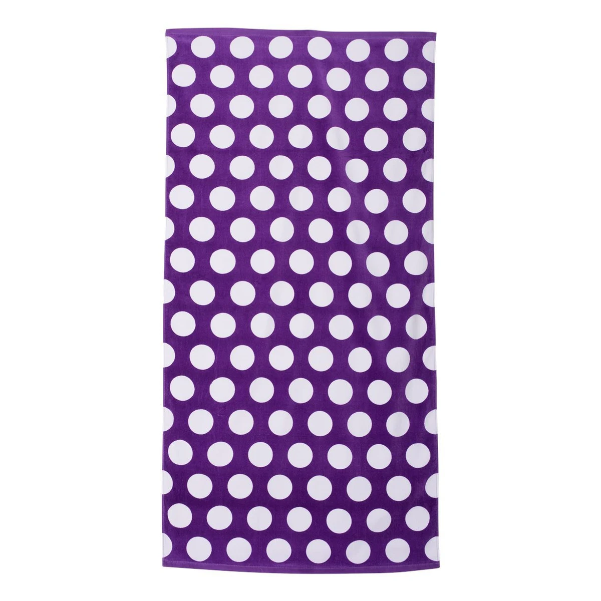 Polka Dot Velour Beach Towel - C3060P 1