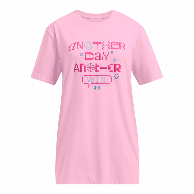 UA BF Oversized Another Day Girls' Short Sleeve