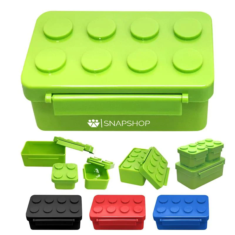 Building Blocks Stackable Lunch Containers 1