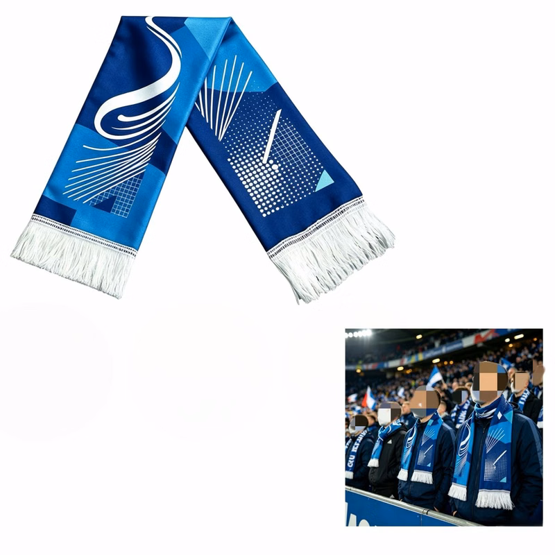 Polyester Athletic Fan Scarf