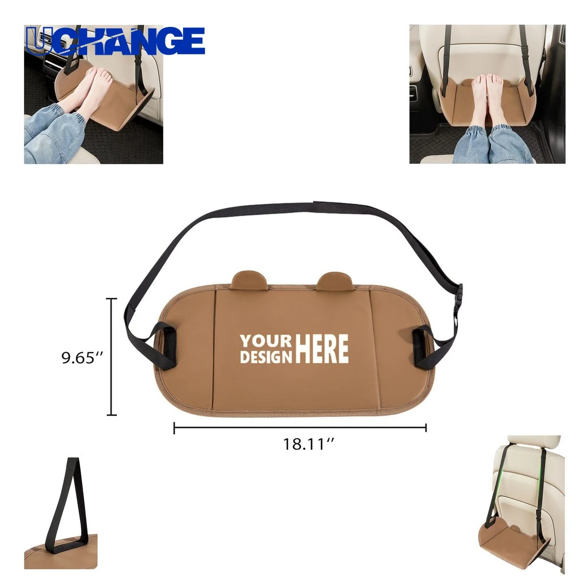 Adjustable Car Footrest Hammock 1