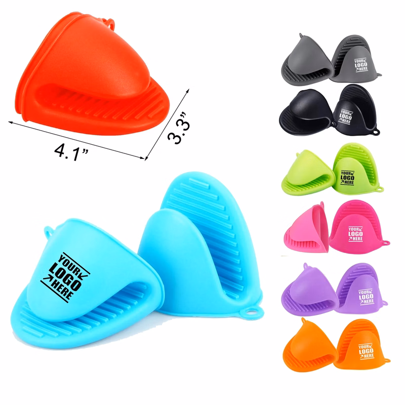 Mini Oven Gloves Silicone Heat Resistant Cooking Pinch Mitts