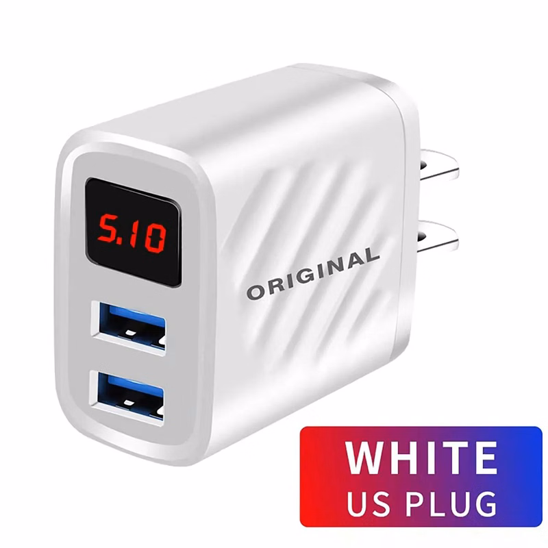 Wall Charger Two Port Intelligent Digital Display