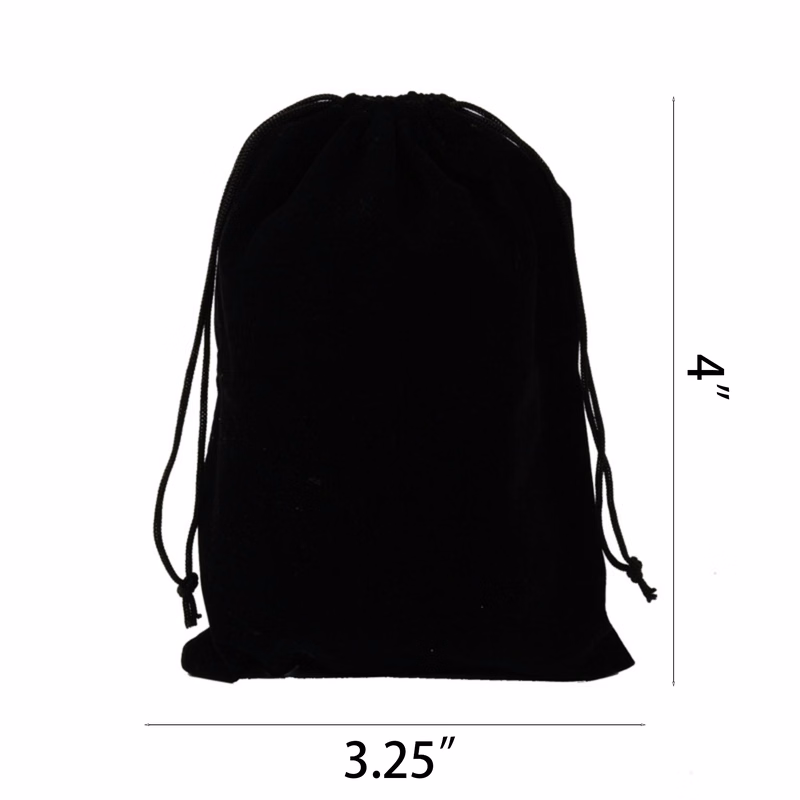 Pile Coating Drawstring Gift Bag MOQ 100pcs