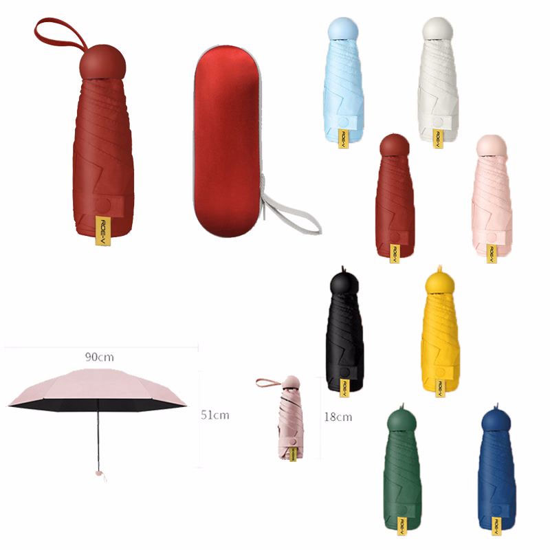 Ultra Light Anti-UV Mini Capsule Sun Umbrella