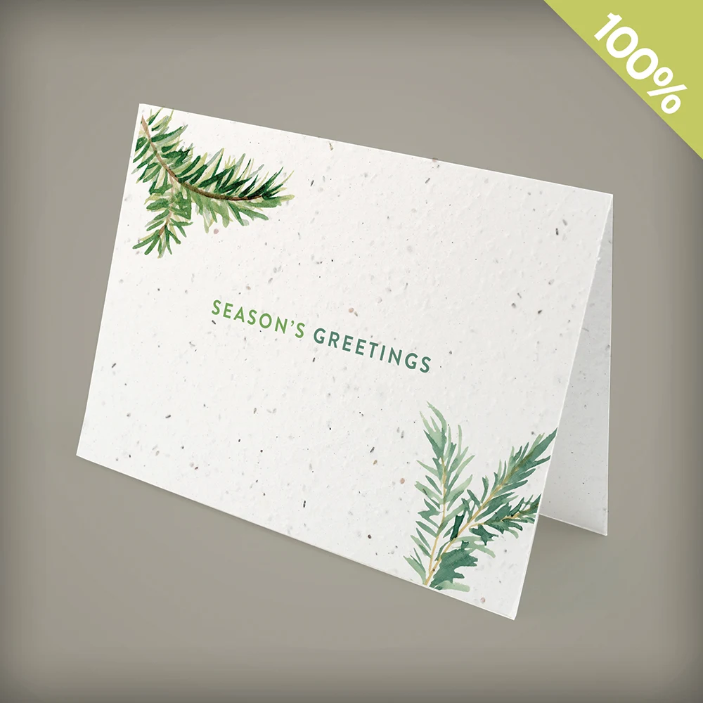 Evergreen Greetings Business Holiday Cards 1