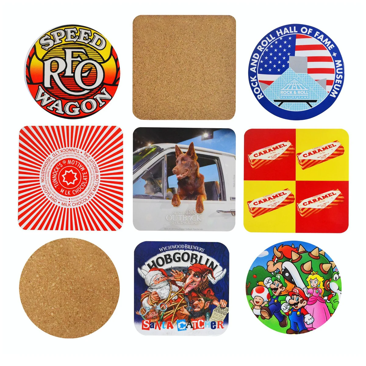 Custom Double-Sided Full Color 4" Square Paper Coaster 1