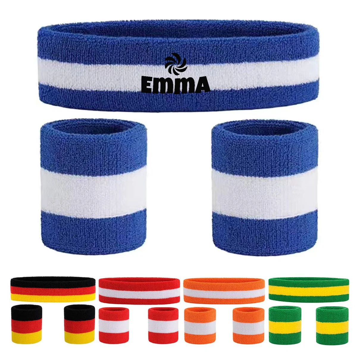 Sports Headband Wristband Set 1