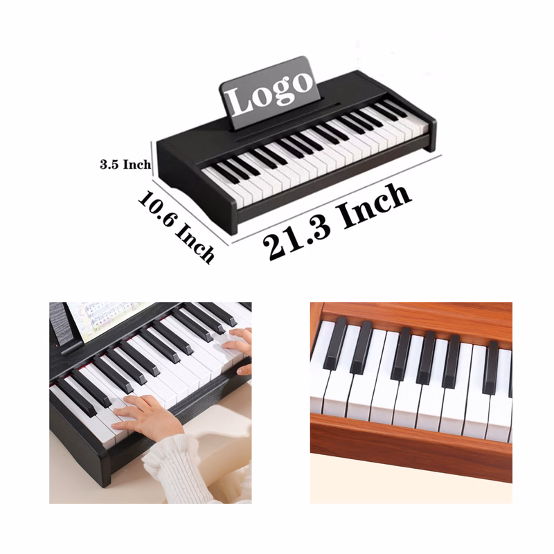 Educational 37 - Key Wooden Piano for Young Musicians