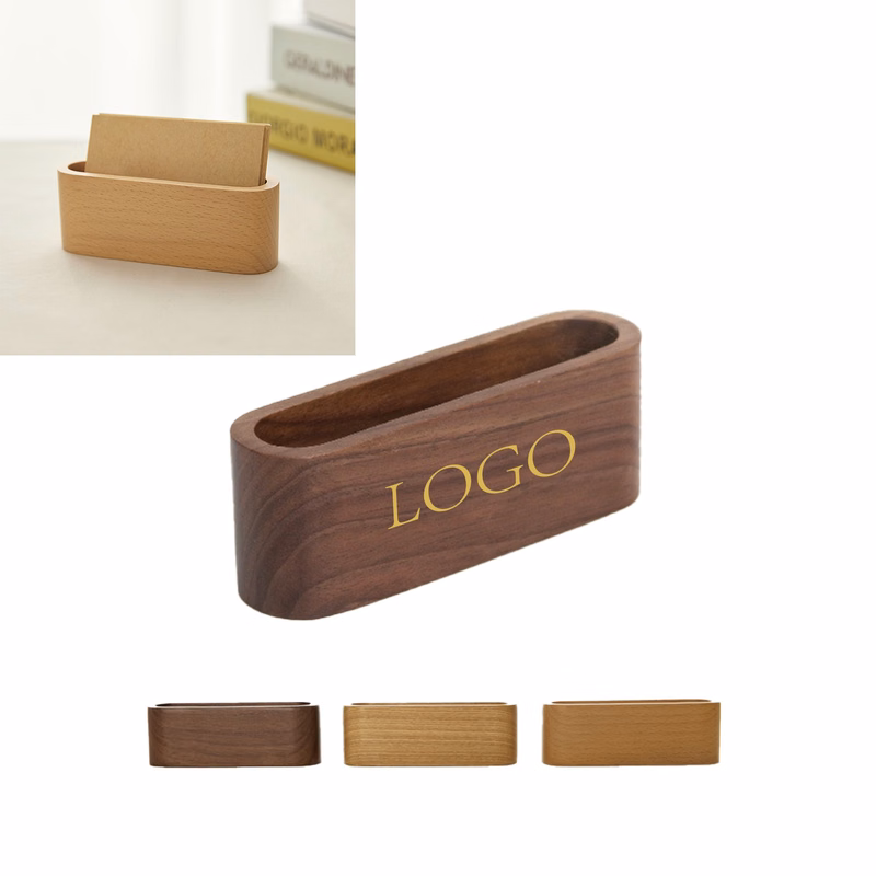 Black Walnut Business Card Holder