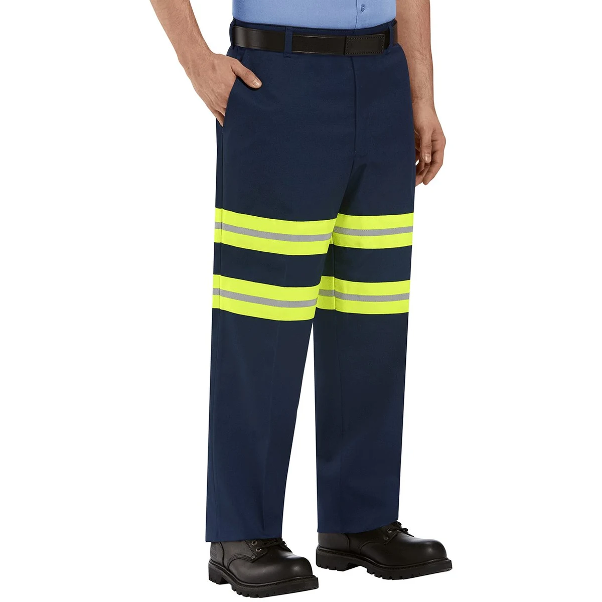 Men's Enhanced Visibility Dura-Kap® Industrial Pants - PT20E 1