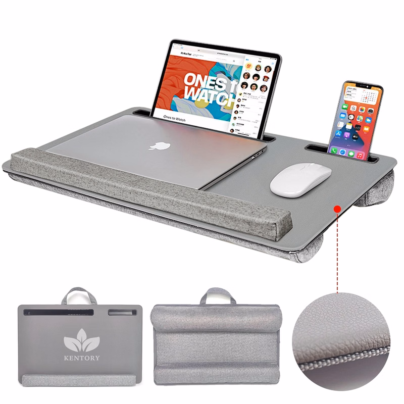 Pu Laptop Desk With Phone Holder