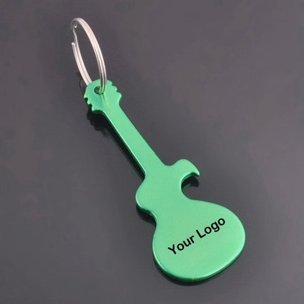 Guitar Bottle Opener with Keychain Tool