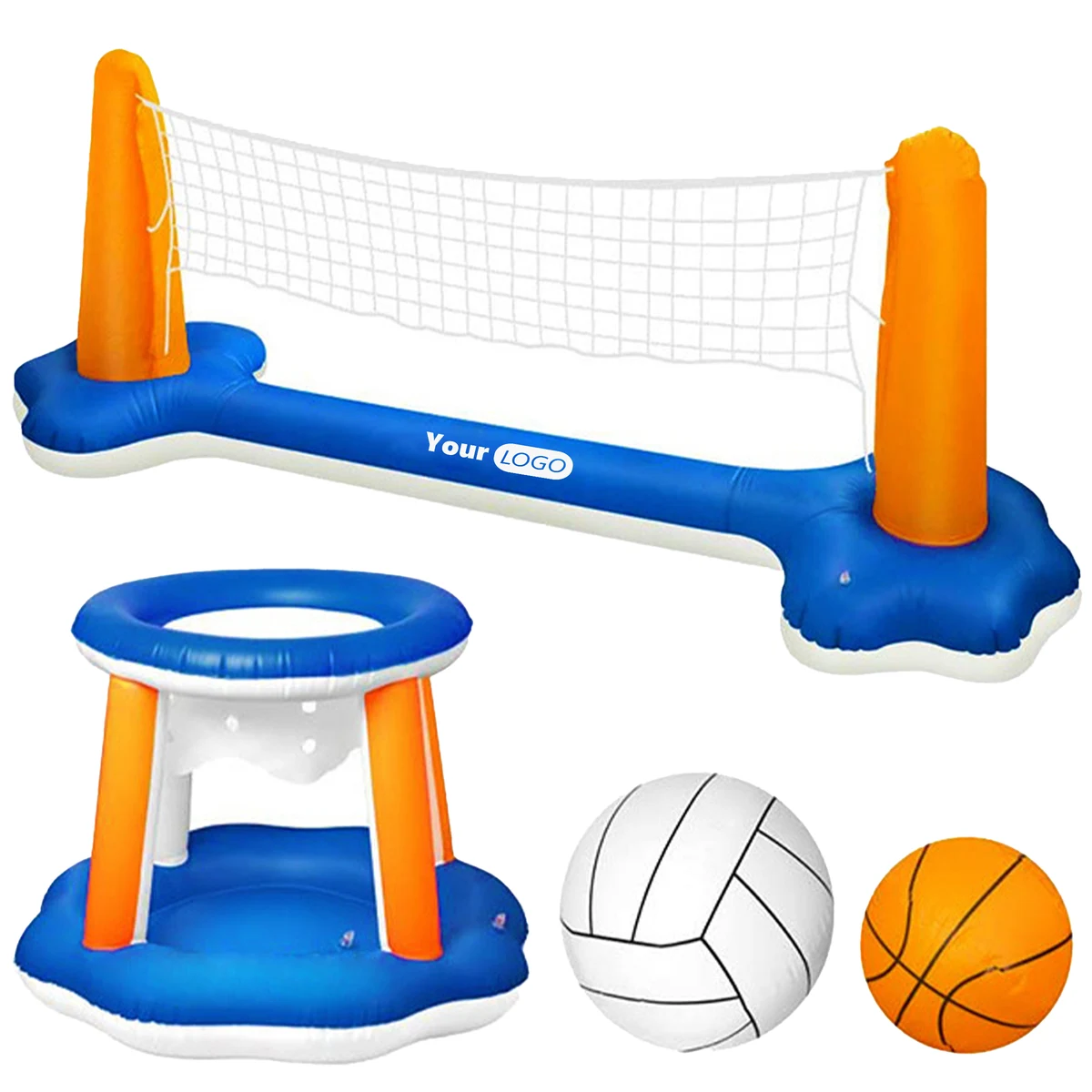 Pvc Inflatable Water Tennis Stand 1