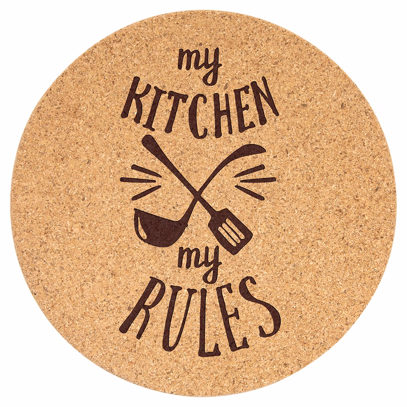 7 1/2" Cork Round Trivet