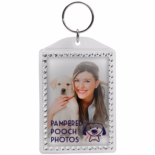 Rhinestone Snap-In Keytag