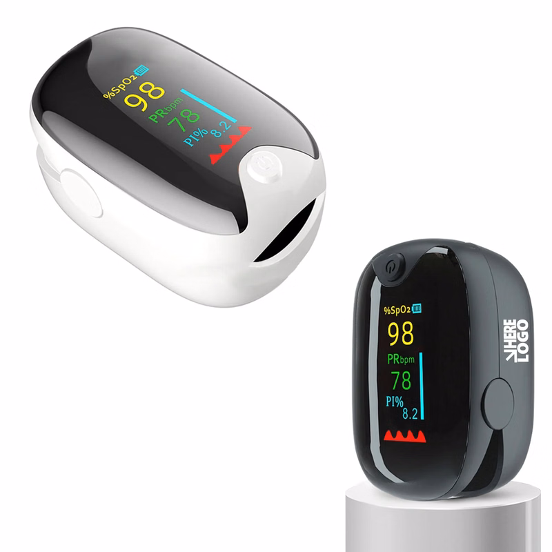 MOQ 50PCS Portable LED Color display Pulse Oximeter