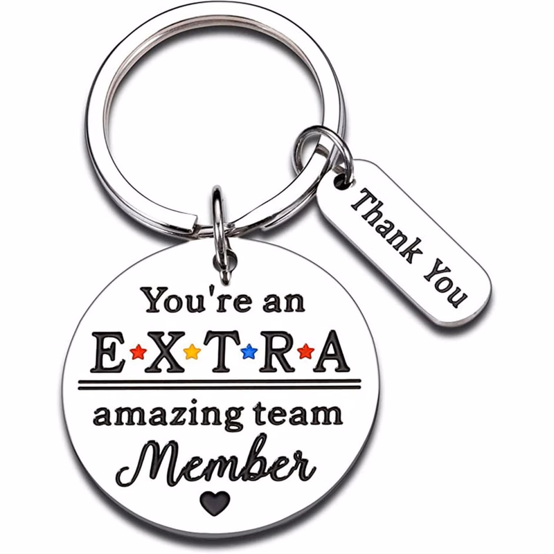 Custom Team Inspirational Key Rings Promotional Keychain