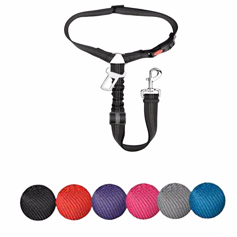 Adjustable Dog Car Seatbelts For Dogs Cats Pets