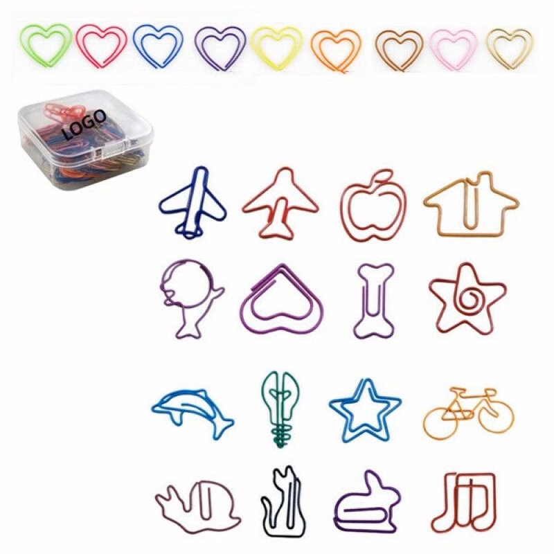 25pcs Custom Shaped Paper Clips