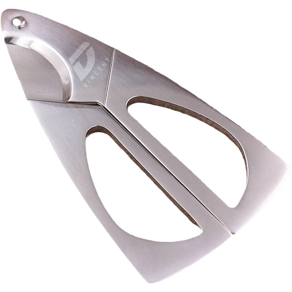 Stainless Steel Triangle Cigar Cutter 1