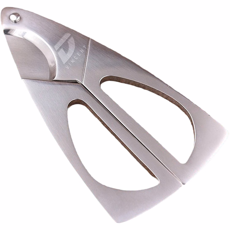 Stainless Steel Triangle Cigar Cutter