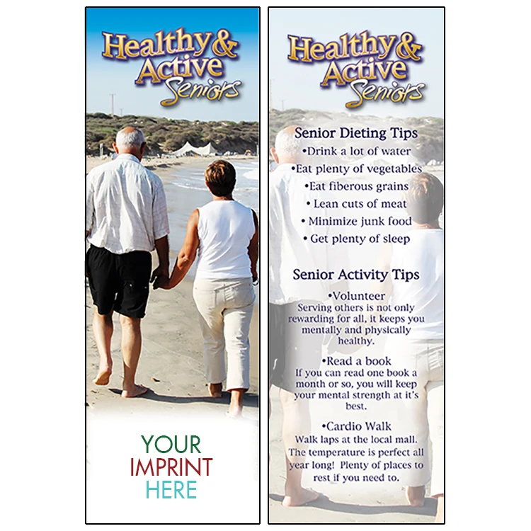 BOOKMARK - Healthy & Active Seniors Bookmark 1