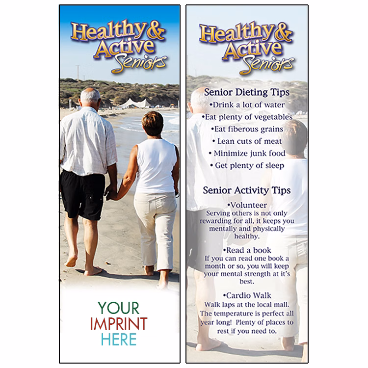 BOOKMARK - Healthy & Active Seniors Bookmark