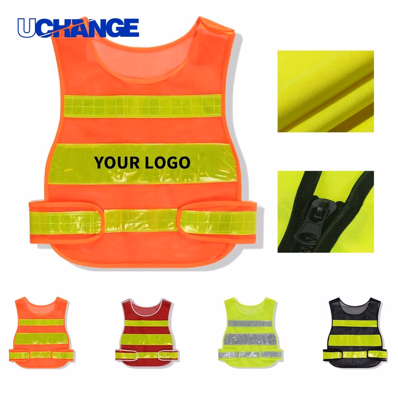 High Visibility Mesh Safety Vest with Adjustable Closure 19.68" x 11.81" x 23.6"