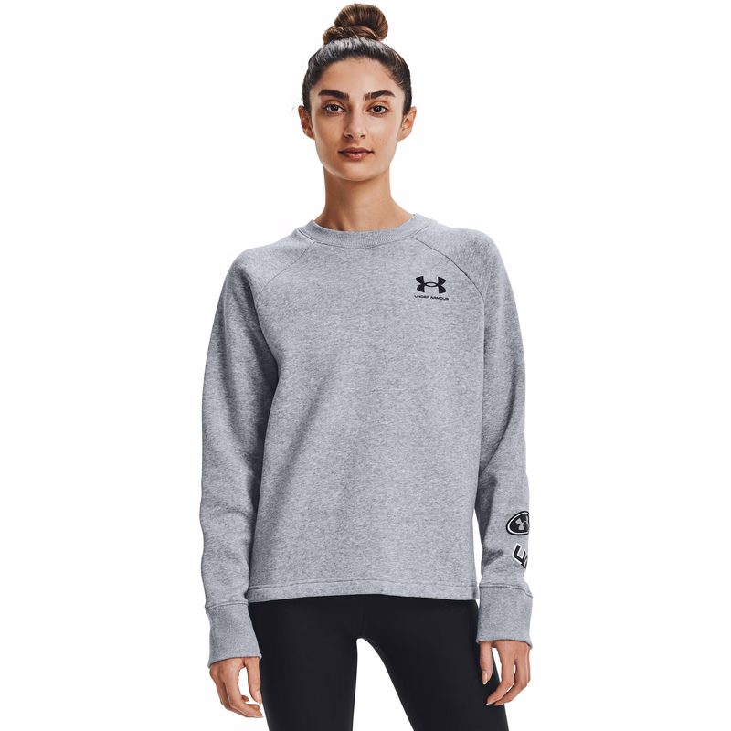 Women's UA Rival Fleece Graphic Crew 