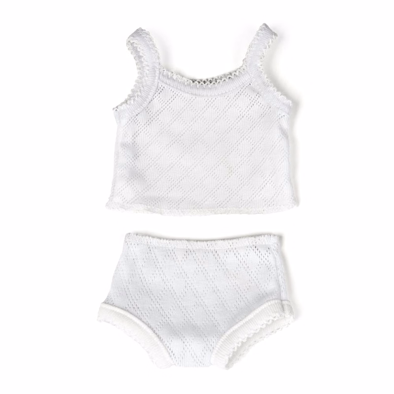 Doll Underwear Sets - White 15"