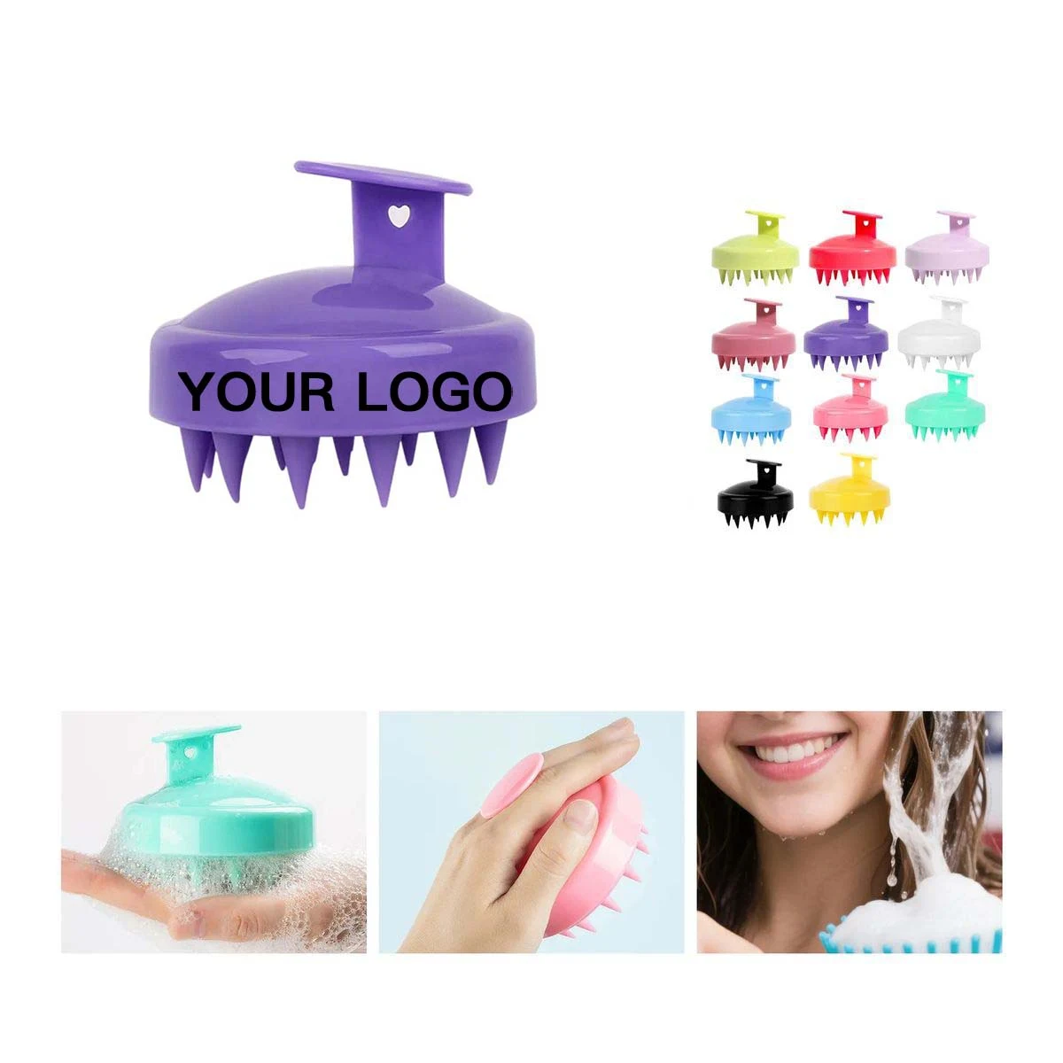 Silicone Scalp Brush Soft Massage for Hair Care 1