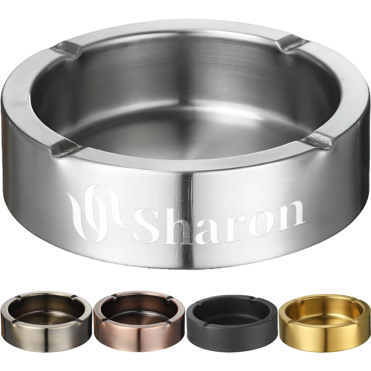Heavy Duty Stainless Steel Ashtray 1