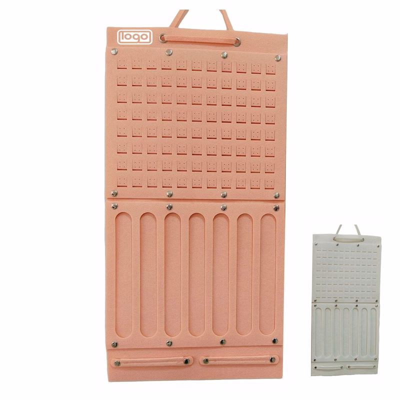 Hanging Jewelry Organizer Storage Roll