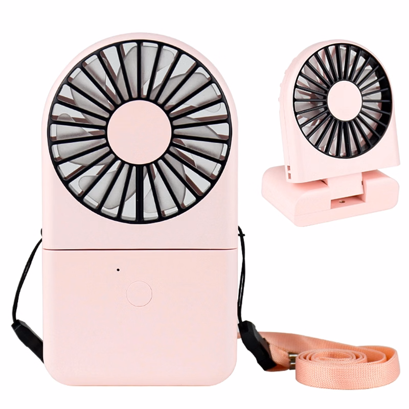 1800 mAh Rechargeable USB Foldable Fan with Power Bank