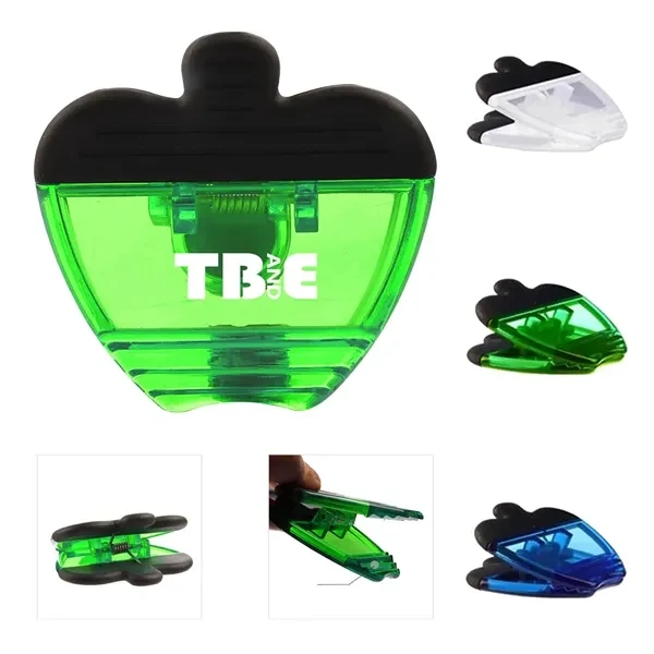 Custom Metal Apple Shape Magnet Memo Clip — Branded Fridge & Office Desk Organization 1